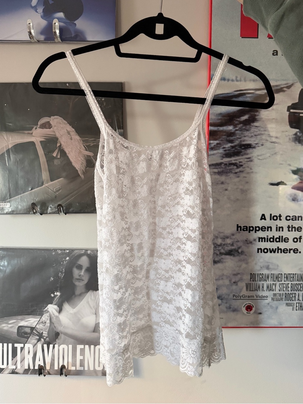 White Lace Tank